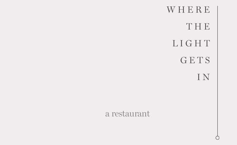 Where the Light Gets In